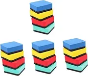 OFFSCH 24Pcs Magnetic Dry Erasers for Whiteboard Chalkboard Felt Cloth Office Supplies Design for Classroom Home Office Use