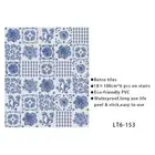 6Pcs Flowers Tile Floor Stair Sticker PVC Waterproof Mural Decals Art Wallpaper
