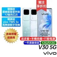 在飛比找蝦皮商城優惠-vivo V30 5G 12G/512G 登錄送原廠螢幕意外