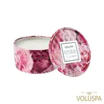 美國VOLUSPA 玫瑰冰淇淋 2芯錫蠟燭 ROSE PETAL ICE CREAM 2 WICK TIN 6OZ/170G