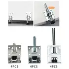 4 Pieces Leveling Foot Leveler Feet Adjustable Desk Leg Riser Chair Leg Riser