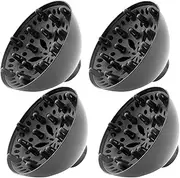 Uniiversal Hair Diffuser - 4 Pack Adjustable Dryer Diffuser, Blow Hair Dryer Diffuser Attachment Salon Tool for Natural Curly & Wavy Hair, Maximum Volume without Frizz, Adjustable from: 1.4-2.6 Inch