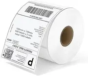 1000 Labels Thermal Direct Shipping Label 100x150mm(500 Labels x 2 Rolls), Self-Adhesive, Commercial Grade