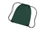 Bagbase Premium Gymsac Water Resistant Bag (11 Litres) (Bottle Green) (One Size)