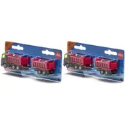 2x Siku 1685 Truck w/ Dumper Body & Tipping Trailer Diecast 152mm Kids Toy 3y+