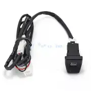 Fits Toyota RAV4 2019 2020 QC3.0 AUX USB Car Interior Fast Charger Switch Cable