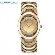 Reloj de cuarzo dorado para mujer, pulsera de marca de lujo, regalos para niña