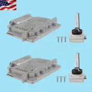 2x Xenon Headlight Ballast Module & Bulb For 2013-2017 Buick Enclave GMC Acadia (for: Volvo)
