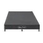 Mattress Base Ensemble King Size Solid Wooden Slat in Charcoal with Removable