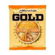 Gold Spicy Miso Craft Ramen Noodles Restaurant Quality Instant Ramen 4.21 Oz ...