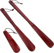 IWOWHERO 3pcs Wooden Shoehorn Portable Shoe Horn Long Shoe Horn for Old Man Shoehorn Snowboard Boot Horn Wood Shoehorn Long Shoe Horns for Seniors Lazy Shoe Horn Lazy Shoehorns Brown