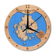 Acadia National Park Maine 3D Laser Engraved Clock