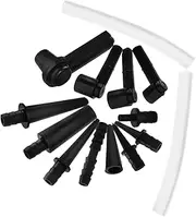 Zerodeko Efficient Brake Oil Exchange Adapter Kit 4mm/5mm/8mm Connectors Oil Bleeder Connectors for Vehicle Truck Accessories