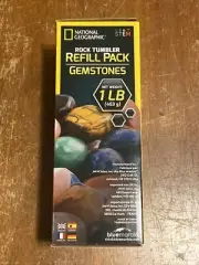 NATIONAL GEOGRAPHIC Rock Tumbler Refill Kit - 1LB Gemstones. New In Box