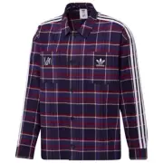 Adidas x Korn Long Sleeve Purple Flannel | Mens Sz M ~ MEDIUM Oversized Fit NWT