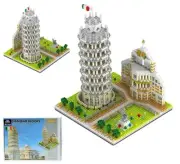 WL Toys Leaning Tower of Pisa Micro Diamond Block Model Building Set 1944 Pcs