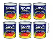 Goya Tomato Sauce Salsa De Tomate Spanish Style 8 Oz Can - (Pack of 6) Free Ship