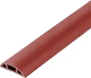 10 33 60 FT Red PVC Cable Cover, Cuttable, Stylish, and Sturdy Cord Management, Floor Cable Protector, Wire Raceway for Commercial Buildings, Outdoor Areas, and Data Centers(Size:W 3CM/1.2INCH L
