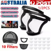Anti-Fog Full Protection Face Shield HD Clear Mask Transparent Face Mask Safety