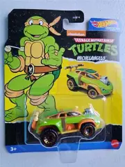 2024 Hot Wheels Character Cars Teenage Mutant Ninja Turtles, Michelangelo HXC97