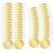100Pcs 2 Inch Scratch Off Stickers Labels Round Gold Stickers for Lottery Raffle
