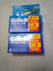 TWOPkgs. Gillette ProGlide Men's Razor Blades 4 Cartridges