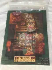 Folk Heart Rabbits Debbie Mumm’s the Word 4 Block Quilt & 3 Block Banner Pattern