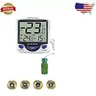 High Accuracy Jumbo Digital Thermometer with Bottle Probe for Safe Food Storage