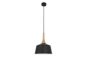 Nordic Pendant Light Black Small Angled Dome