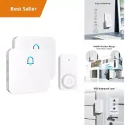 Wireless Doorbell Camera System with Long Range, Weather Resistant, Easy Install