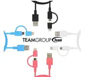 在飛比找樂天市場購物網優惠-Team WC02 Lightning/Micro USB 