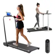 Bluetooth Treadmill Electric Walking Pad Home Office Gym Fitness Remote Control