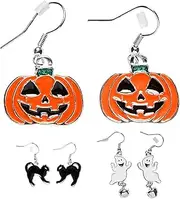 Widmann Earrings Halloween (Child Size) 3 Styles Halloween Fancy Dress Costume Accessory