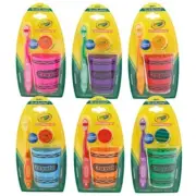 1 x Set Crayola Toothbrush, Cup, & Cap Gift Set - 3 Piece - Random Color