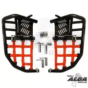 Yamaha Raptor 250 250R 125 125R Nerf Bars Pro Peg Alba Racing blk rd 192 T7 BR