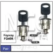 Nice Door Lock Barrel - Pair, NDL66G