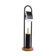 White Magic Toilet Roll Dispenser + Brush