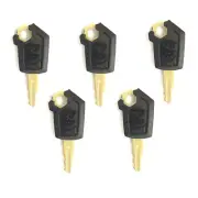 Caterpillar 5p8500 (Set of 5) Excavator Keys Grader Dozer Roller Skidsteer Hot