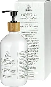 Urban Rituelle hand & body lotion 500ml uplifting lemongrass, lemon myrtle, grapefruit & eucalyptus essential oil aromatherapy blend