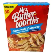 Mrs Butterworth's Buttermilk Complete Pancake & Waffle Mix 32 oz Butterworths
