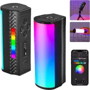 Magnetic Handheld Light Wand [2 Pack] with APP Control, 360° Full RGB Mini LED V
