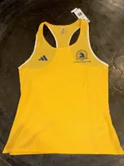 Addias 2024 Boston Marathon Razorback Running Tank Singlet Womens Small NWT