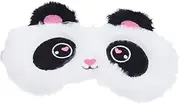 PEPLAYTAL 1Pc Adorable Plush Panda Eye Mask for Comfortable Sleep Mask with Elastic Band for Home Travel and Naps Skin Friendly and Washable Plush Material