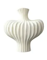 [SOGA] Ornament Large Vases 28X30cm in White