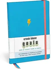 Knock Knock Crush Those Goals Undated Planner and Weekly Agenda Notebook