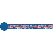 Fire Engine Fun Truck Firefighter Kids Birthday Party Decoration Crepe Streamer