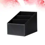 3 Cells Mobile Phone Remote Control Storage Box Stationery Desk Decor