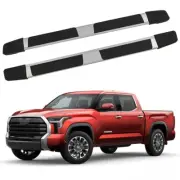 2Pcs Fits for Toyota Tundra 4Door 2022 2023 Running Board Side Step Pedals Nerf