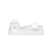 3 In 1 Watch Stand Airpods Charger Wireless Charging Dock Compatible With For Iphone Iwatch White Chargers & Cradles
