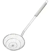 steel colander ladle Mesh Skimmer Spoon Large Skimmer Spoon Kitchen Colander